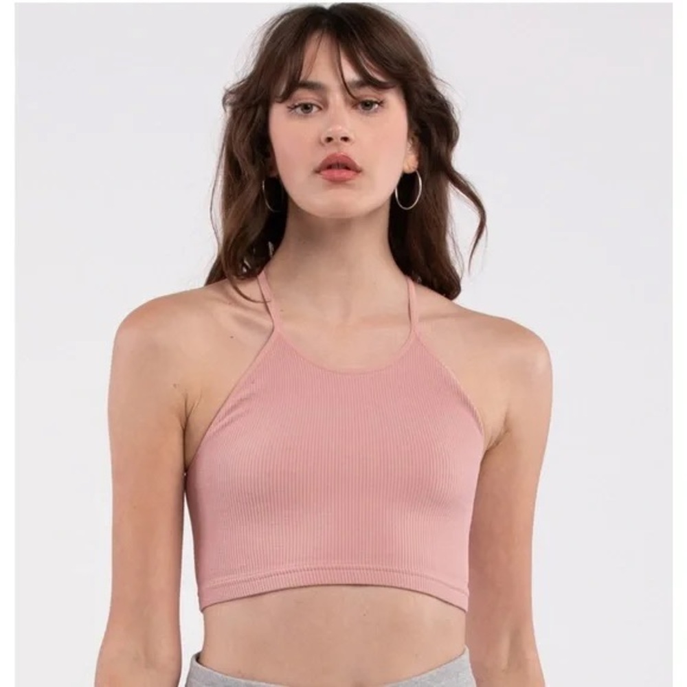 FREE‎ PEOPLE Ribbed Cropped Tank